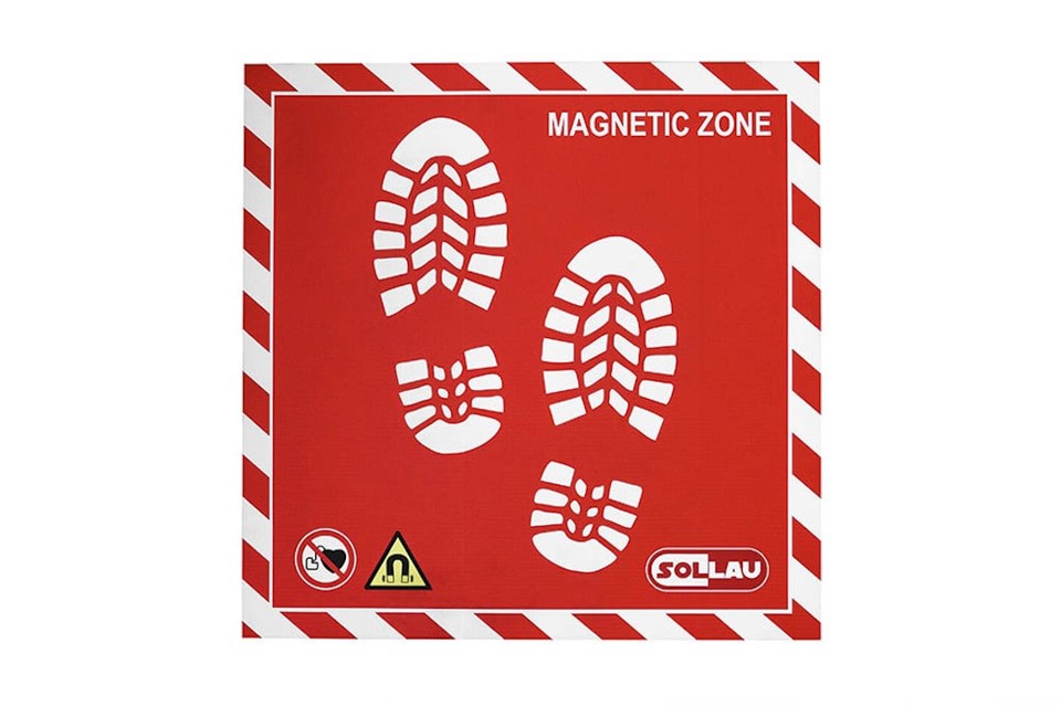 Magnetic Cleaning Zone Mat